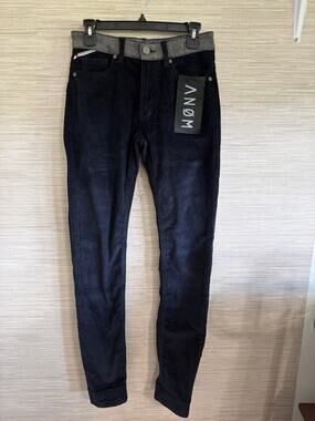 ANOM Denim Navy Blue Skinny Corduroys size 29 NWT
